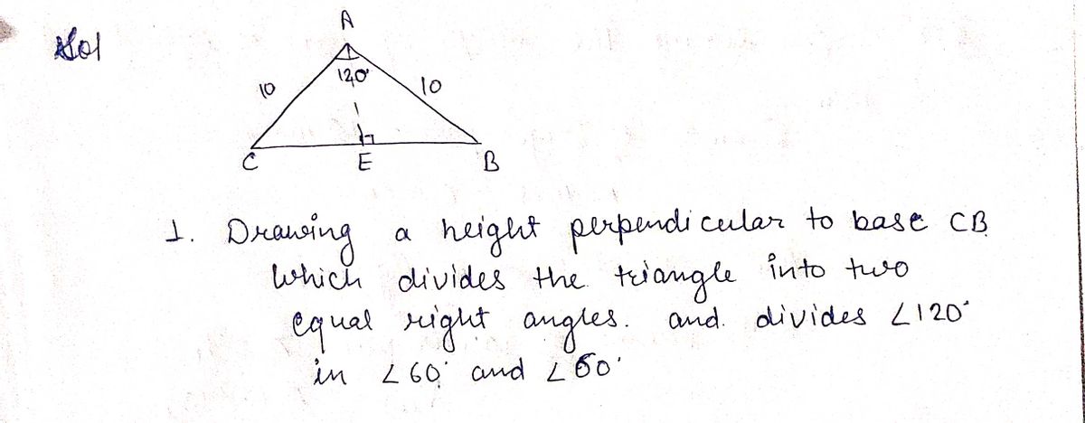 Trigonometry homework question answer, step 1, image 1